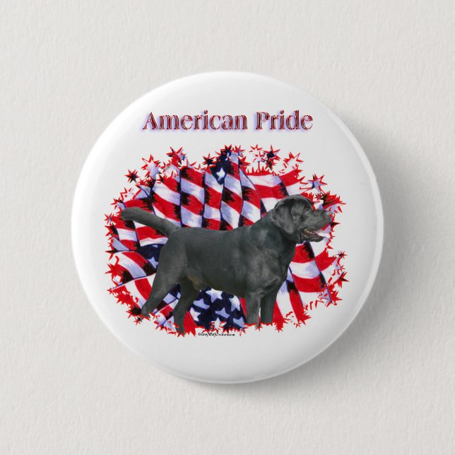 Black Labrador Prix - Schaltfläche Button (Vorderseite)