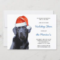Black Labrador Retriever Holiday Niedlich Santa Do