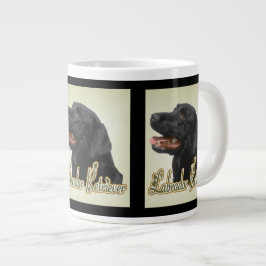 Black Labrador Retriever Kunstgeschenke Jumbo-Tasse