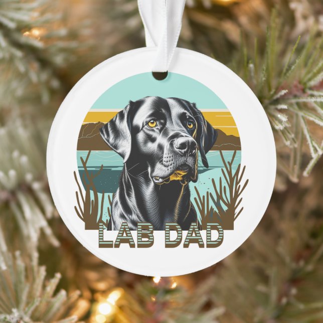 Black Labrador Retriever | LABRADOR VATER Ornament (Baum)