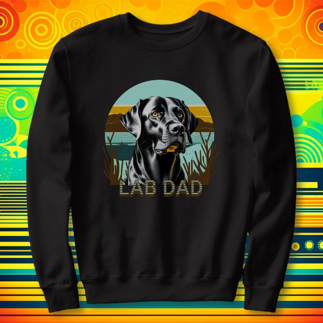 Black Labrador Retriever | LABRADOR VATER Sweatshirt (Von Creator hochgeladen)