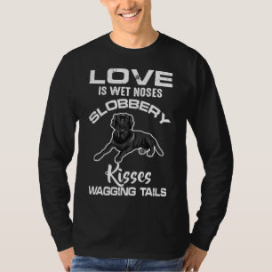 Black Labrador Retriever Liebe My Hund Sprichwort T-Shirt