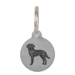 Black Labrador Retriever Niedlich Cartoon Labrador Haustiermarke