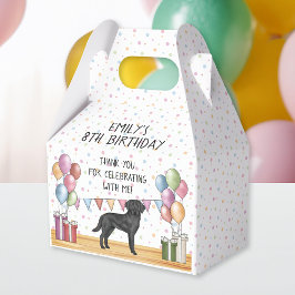 Black Labrador Retriever Pastel Geburtstag Vielen  Geschenkschachtel