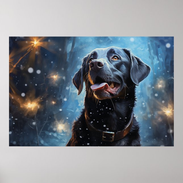 Black Labrador Retriever Poster (Vorne)