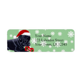 Black Labrador Retriever Weihnachtsschneeflocke