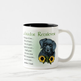 Black Labrador Retriever Welpengeschenke Zweifarbige Tasse