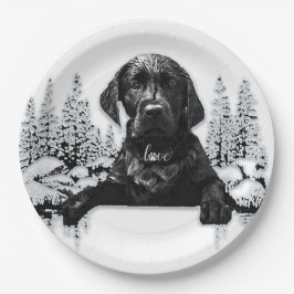 Black Labrador Retriever Welppy T - Shirt Throw Pi Pappteller