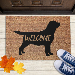 Black Labrador Retriever - Willkommen - Black Lab Fußmatte