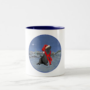 Black Labrador Retriever Zweifarbige Tasse