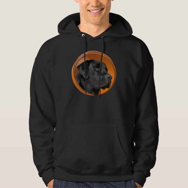 Black Labrador Retrievers! Insbesondere für Labrad Hoodie (Vorderseite)