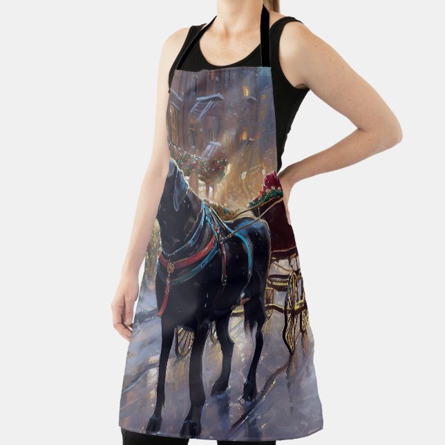 Black Labrador Weihnachten Schürze (InSitu)