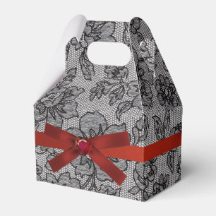 Black Lace 1 und Red Satin Geschenkschachtel