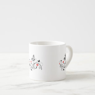 Black Lace Butterfells 4 Espressotasse