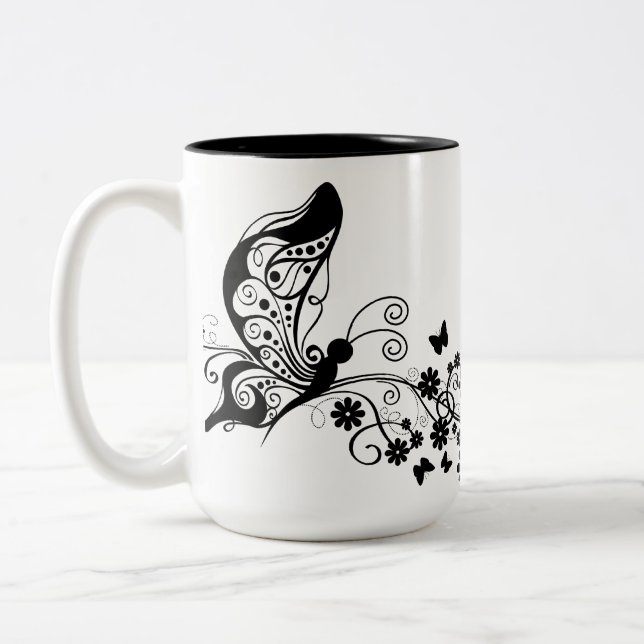Black Lace Butterfells 8 Zweifarbige Tasse (Links)