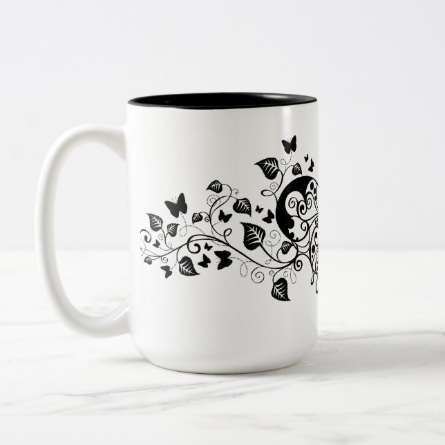Black Lace Butterfells 9 Zweifarbige Tasse (Links)