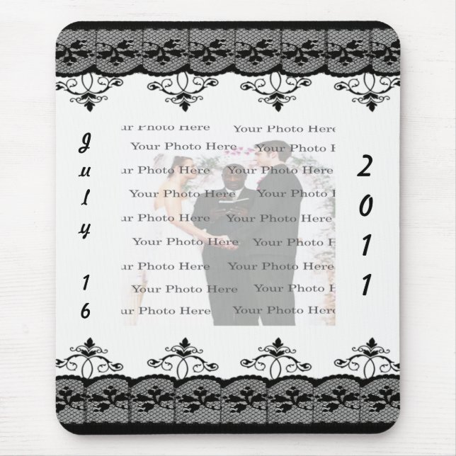 Black Lace Mousepad (Vorne)