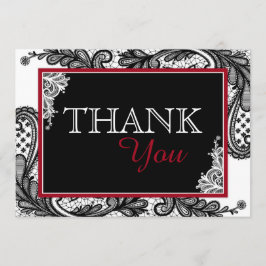 Black Lace White Modern Goth Danke