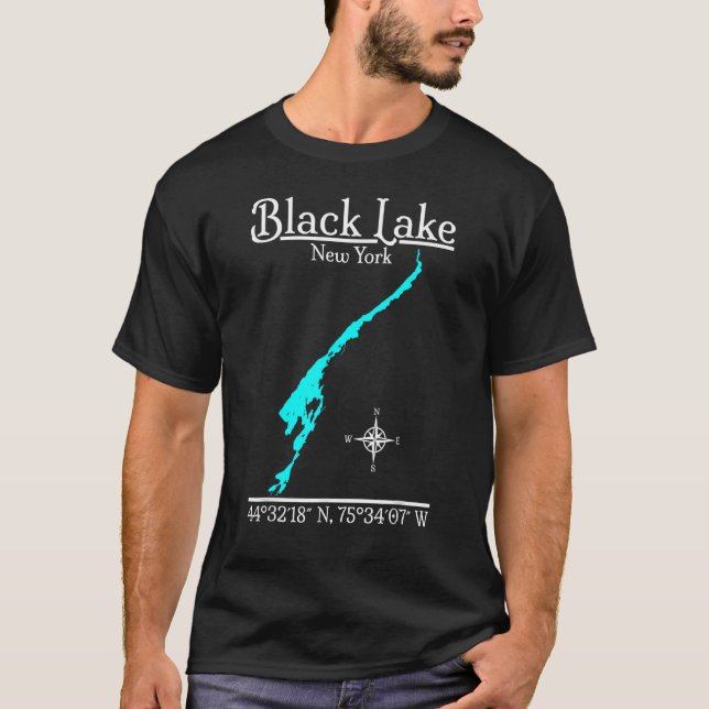 Black Lake New York T-Shirt (Vorderseite)