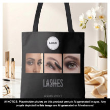Black Lashes Studio Foto-Collage Elegantes Logo