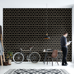 Black Lattice Geo Tapete