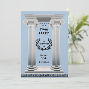 Black Laurel Wreath Einladung