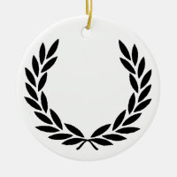 Black Laurel Wreath