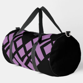Black Lavender Duffle Bag