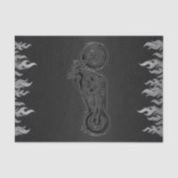 Black Leather Silver Chrome Motorrad-Party