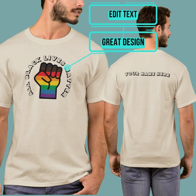 Black LGBT Prix alle Lebensfragen wichtig T-Shirt (Please enjoy our design and see the others in the collection.)
