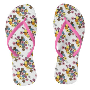 Black Licorice Allerlei feine Flip Flops