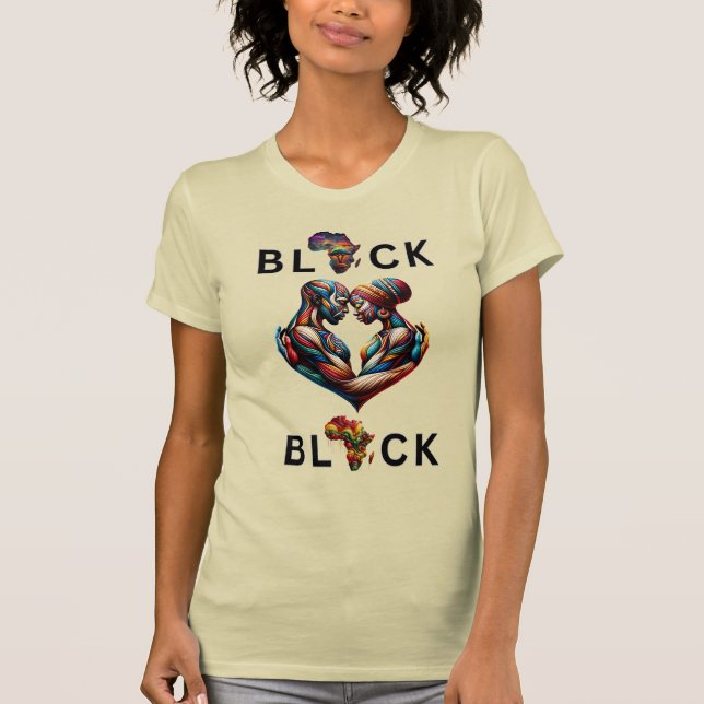 Black Liebe-02 Women's T - Shirt (Vorderseite)