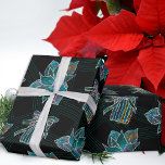 Black Light Neon Christmas Poinsettia Pattern Geschenkpapier<br><div class="desc">Das neue Schwarz-Licht Neon Glühen Weihnachten Poinsettia Muster Design! Dieses schwarze Licht-Design wird Ihre Weihnachtsgeschenke glänzen lassen! Das Neon Poinsettia Muster ist perfekt für Kinder, Jugendliche und Jugendliche. Dieses Design hat eine metallische Färbung und ist festlich und macht Ihre Geschenke unter dem Baum auffällig. Einfach die Geschenke in dieses Papier...</div>