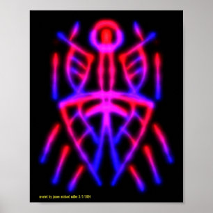 Black Light Poster von James Michael Miller