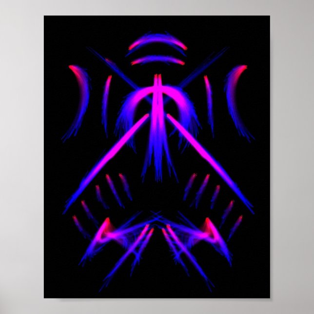 Black Light Poster von James Michael Miller (Vorne)
