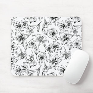 Black Lily Blume Mousepad