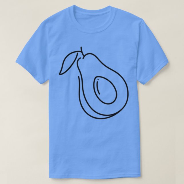 Black Lin AvocadoCute T-Shirt (Design vorne)