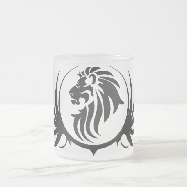 Black Lions Head Mattglastasse (Mittel)