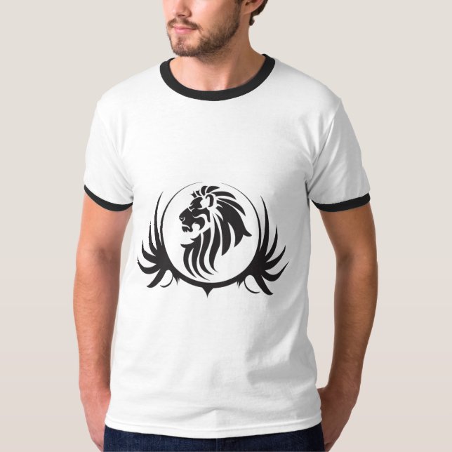 Black Lions Head T-Shirt (Vorderseite)