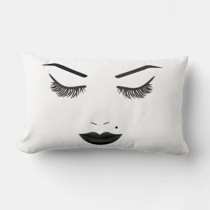Black Lips Beauty Make-up Gesicht Wimpern & Augenb Lendenkissen
