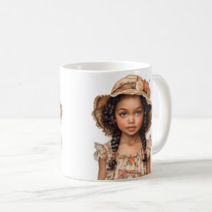 Black Little Girl Kaffeetasse