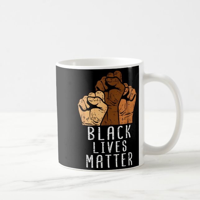Black Lives Blm Human Rights Black History Month  Kaffeetasse (Rechts)