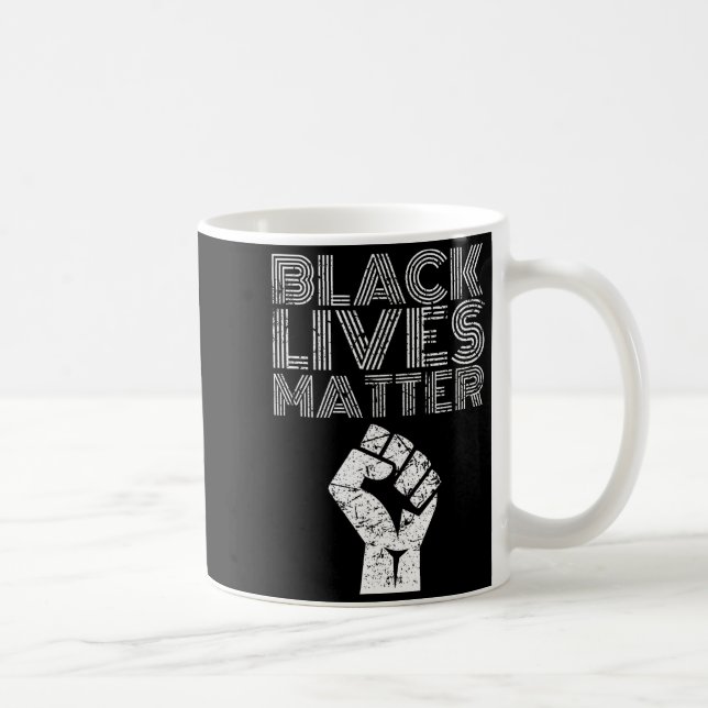 Black Lives Blm Human Rights Black History Month  Kaffeetasse (Rechts)