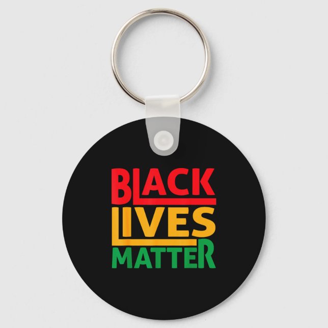 Black Lives Blm Human Rights Black History Month  Schlüsselanhänger (Vorderseite)