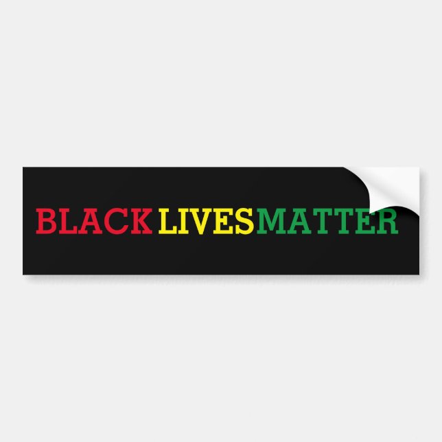 Black Lives Materie Autoaufkleber (Vorne)