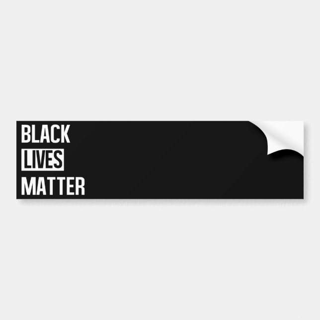 Black Lives Materie Autoaufkleber (Vorne)