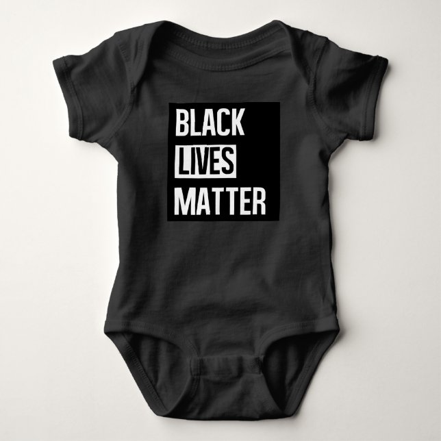Black Lives Materie Baby Strampler (Vorderseite)