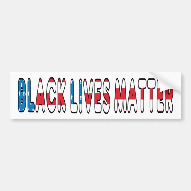 Black Lives Materie BLM Autoaufkleber (Vorne)