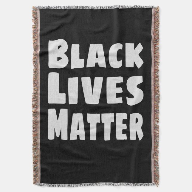 Black Lives Materie BLM Decke (Vorderseite Vertikal)