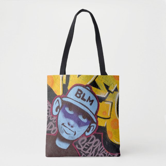 Black Lives Materie BLM Graffiti Tasche (Vorderseite)